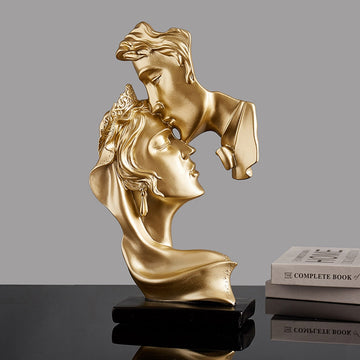 GoldKiss - Sculpture Exquisite Resin Couple Gift Creative Statue